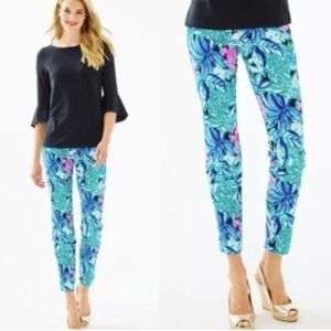 Lilly Pulitzer Kelly Skinny Pants Like New Maldives Size 6